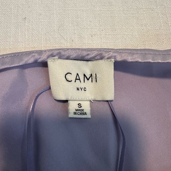 CAMI NYC Darby Bodysuit Lavender Purple 100% silk Size small Revolve Nordstrom - Picture 10 of 11